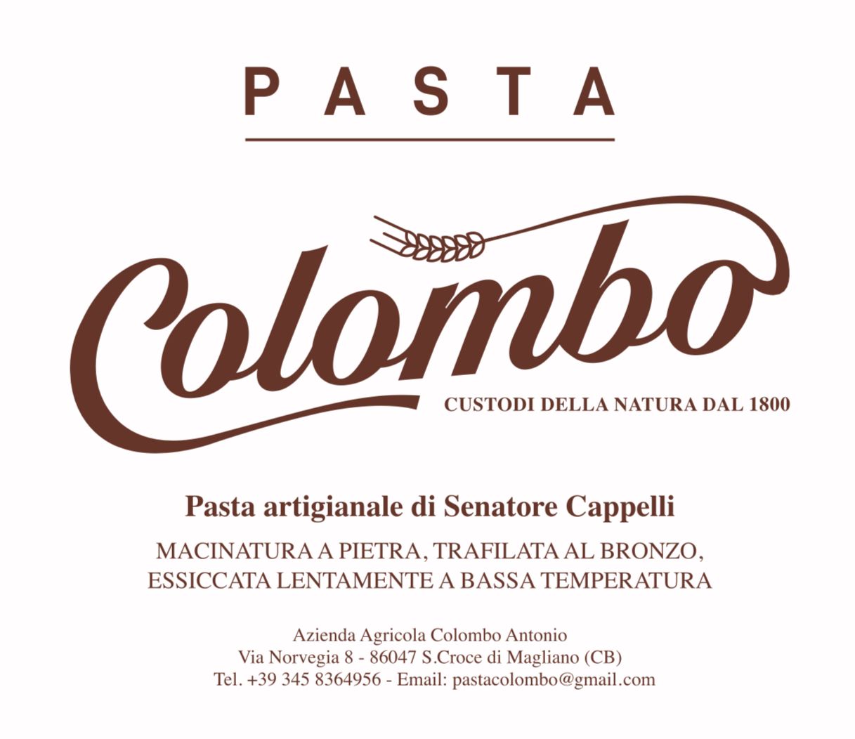 Mezze Maniche  Artisanal pasta by Senatore Cappelli, Bronze drawn, slowly dried